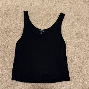 Black Sleeveless Tank Top